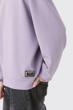 boohooMAN Tall Oversized Boxy Scuba Sweatshirt | UK| Hoodies & Sweatshirts