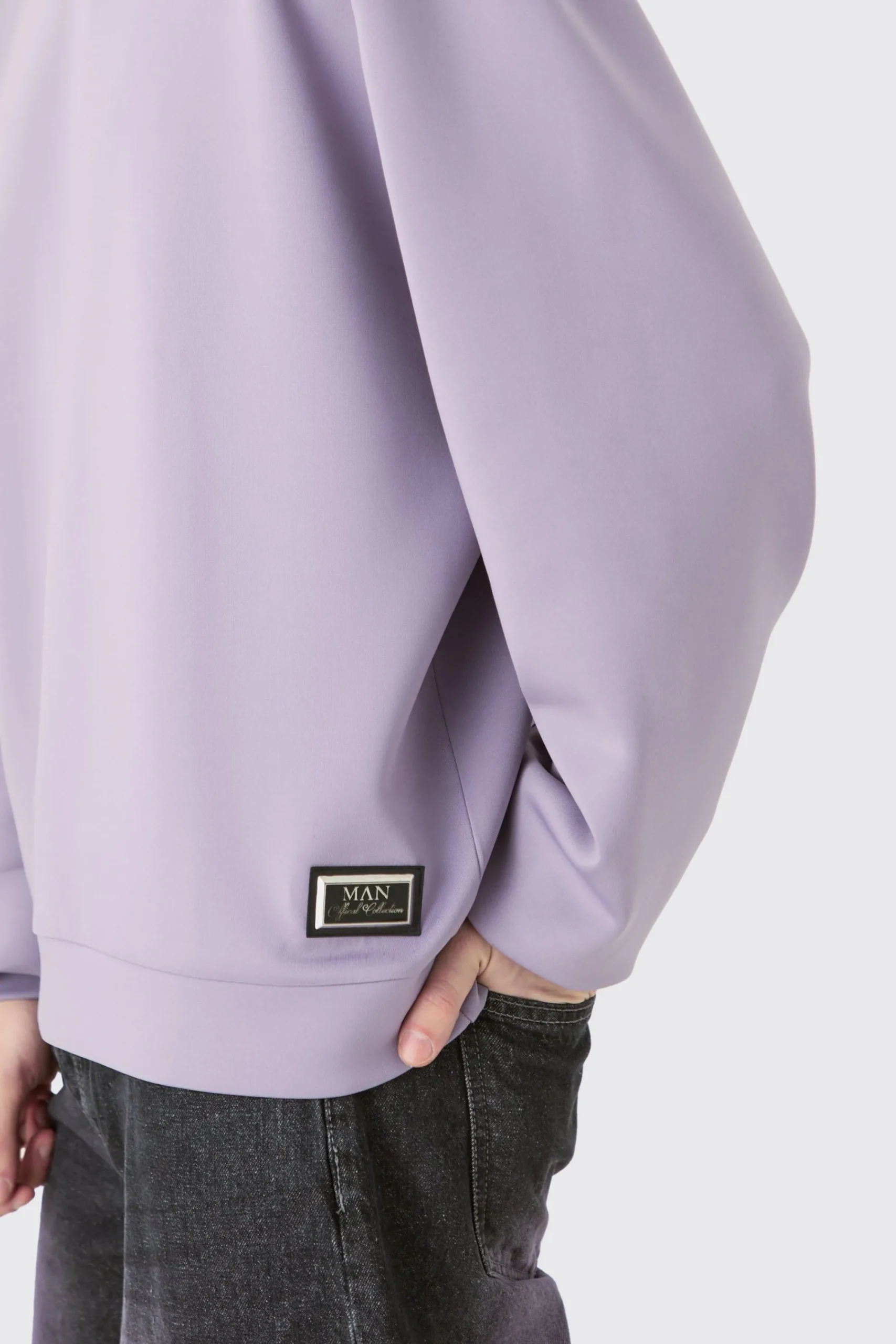 boohooMAN Tall Oversized Boxy Scuba Sweatshirt | UK| Hoodies & Sweatshirts