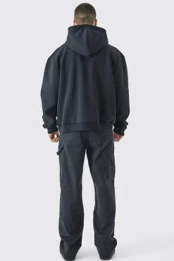 boohooMAN Tall Oversized Boxy Skull Line Drawing Hoodie | UK| Hoodies & Sweatshirts