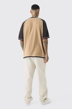 Tall Oversized Carded Heavy Panelled OFCL T-shirt | UK^boohooMAN Discount