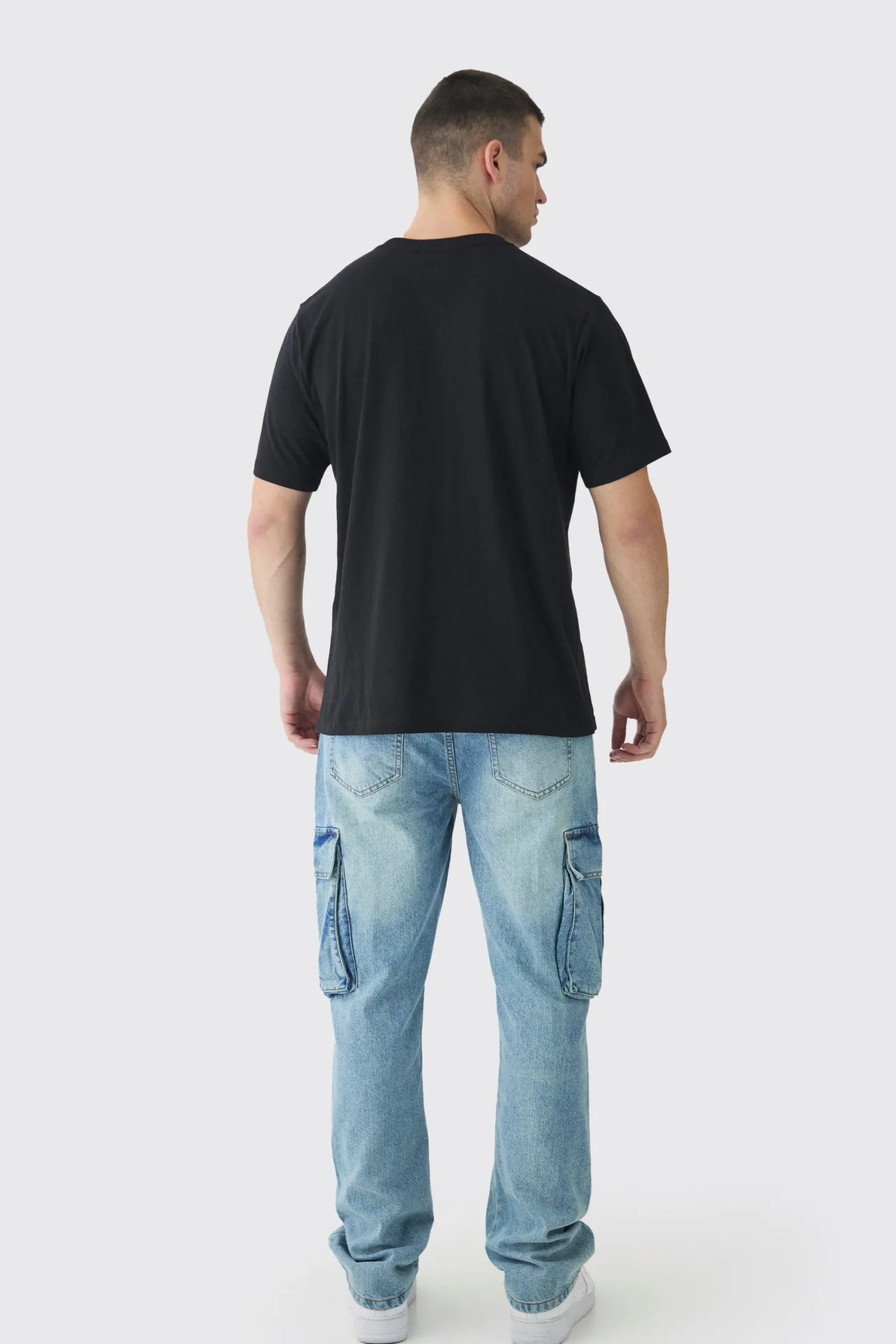 Tall Oversized Cherry Rhinestone Printed T-Shirt In | UK^boohooMAN Hot