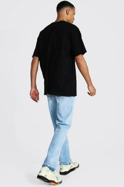 Tall Oversized Drip Face T-shirt | UK^boohooMAN Sale