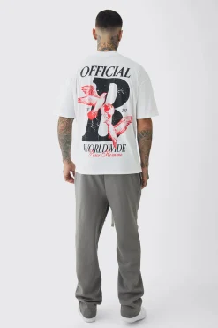 boohooMAN Tall Oversized Drop Crotch Jogger | UK| Trousers|Joggers