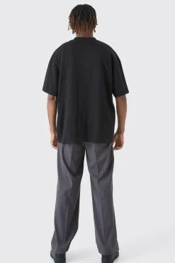 Tall Oversized Extended Neck T-shirt | UK^boohooMAN