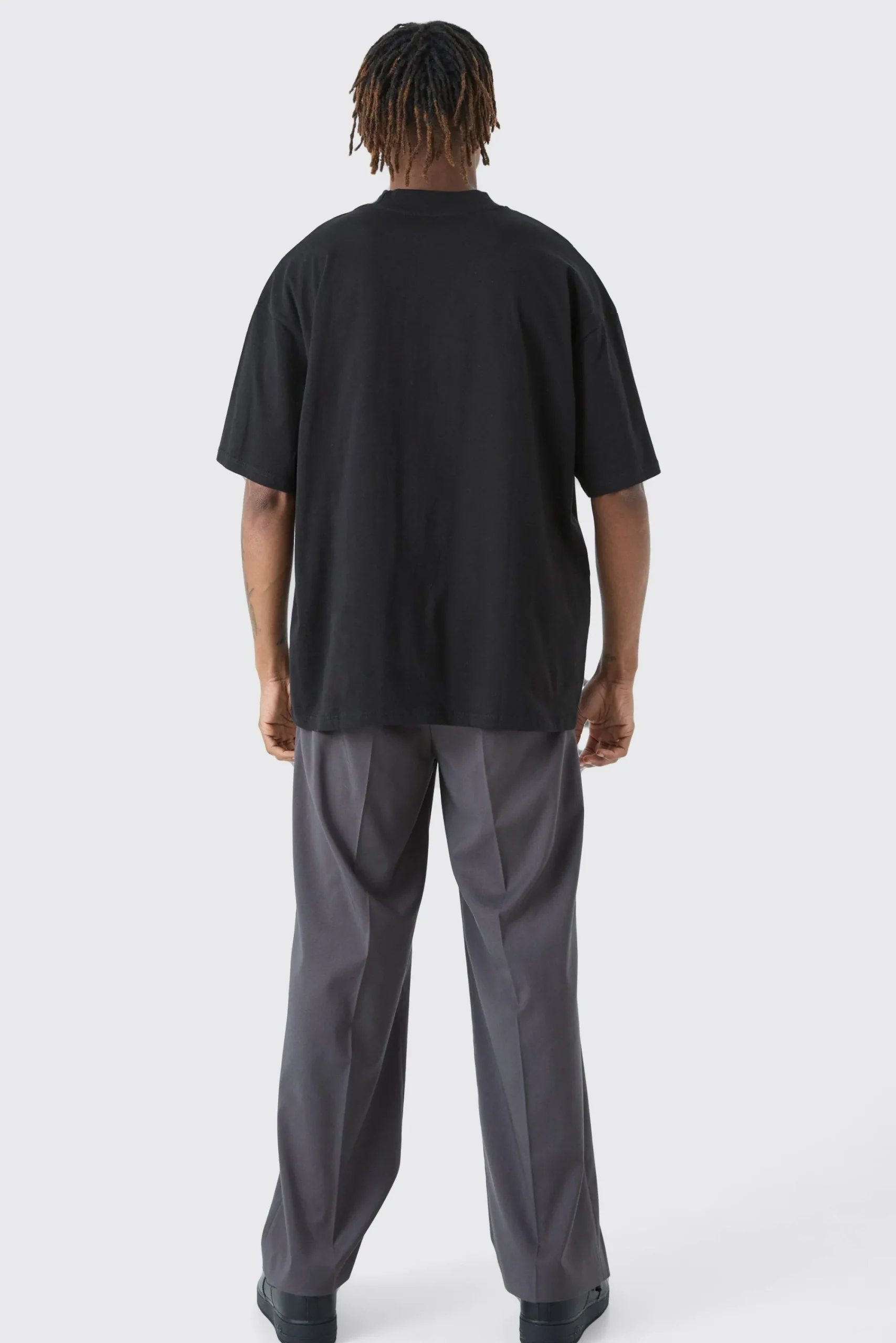 Tall Oversized Extended Neck T-shirt | UK^boohooMAN