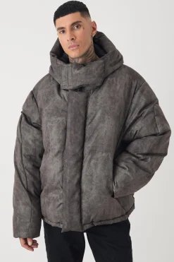 boohooMAN Tall Oversized Extreme Padded Fit Puffer Jacket In | UK| Coats & Jackets