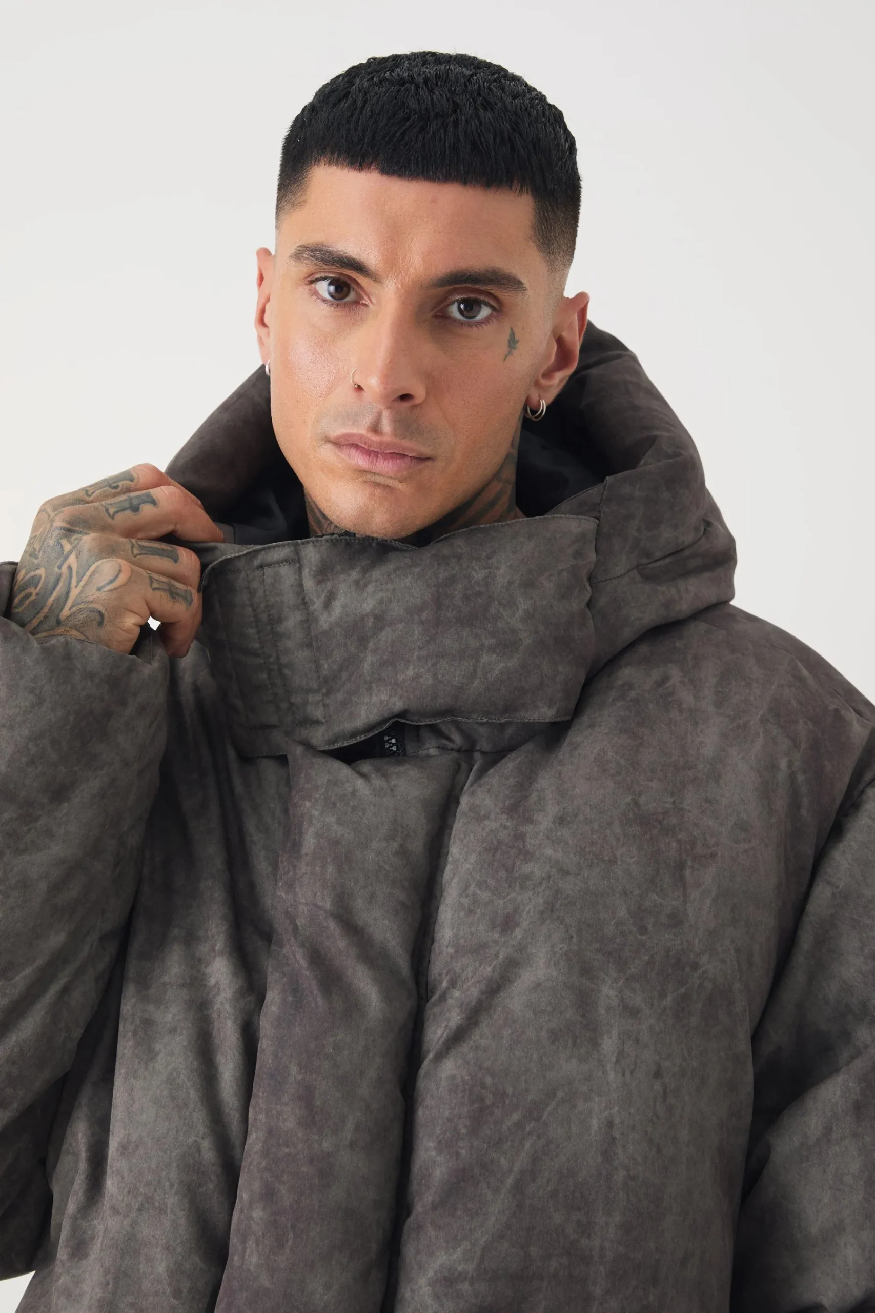 boohooMAN Tall Oversized Extreme Padded Fit Puffer Jacket In | UK| Coats & Jackets