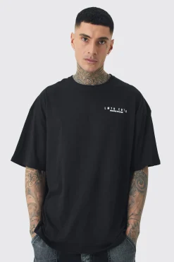 Tall Oversized Floral Back Graphic T-shirt | UK^boohooMAN Best