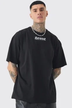 Tall Oversized Homme Graphic T-shirt | UK^boohooMAN