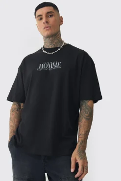 Tall Oversized Homme Rennaisance Print T-Shirt | UK^boohooMAN