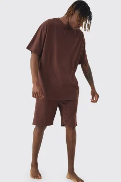boohooMAN Tall Oversized Lounge Short Set In | UK| Loungewear