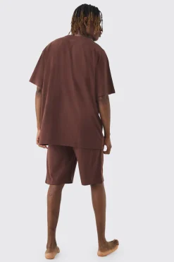 boohooMAN Tall Oversized Lounge Short Set In | UK| Loungewear