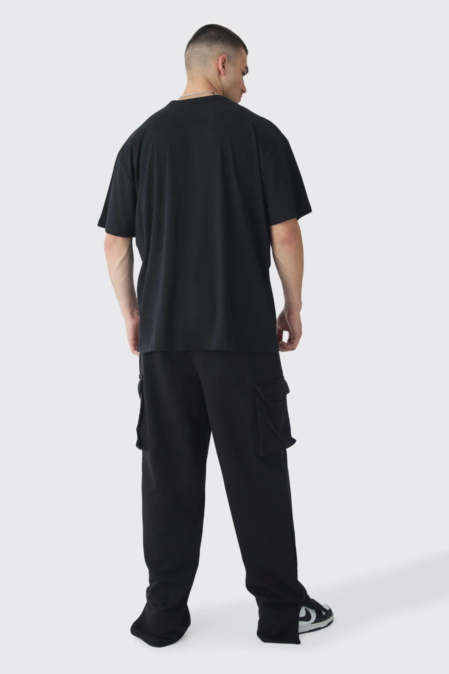 Tall Oversized Official Balaclava Print T-Shirt | UK^boohooMAN Clearance