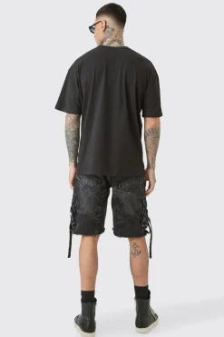Tall Oversized Official City Print T-shirt | UK^boohooMAN Clearance