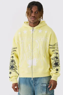 boohooMAN Tall Oversized Official Man Print Hoodie | UK| Hoodies & Sweatshirts