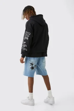 boohooMAN Tall Oversized Official Man Print Hoodie | UK| Hoodies & Sweatshirts