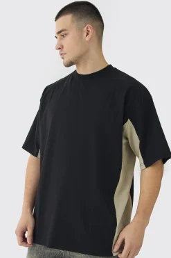 Tall Oversized Panel T-shirt In | UK^boohooMAN Clearance
