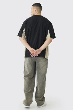 Tall Oversized Panel T-shirt In | UK^boohooMAN Clearance