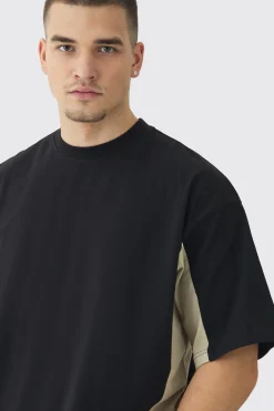 Tall Oversized Panel T-shirt In | UK^boohooMAN Clearance