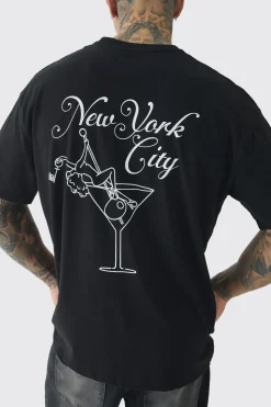 Tall Oversized Penthouse Magazine License T-Shirt | UK^boohooMAN Online