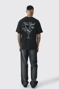 Tall Oversized Penthouse Magazine License T-Shirt | UK^boohooMAN Online