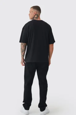 Tall Oversized Tall OFCL 8 Ball Embroidered T-shirt In | UK^boohooMAN Outlet