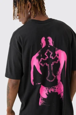 Tall 2Pac Printed License T-shirt In | UK^boohooMAN Online