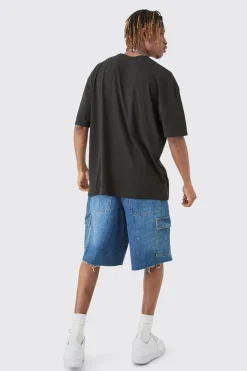 Tall Painted Homme T-shirt In | UK^boohooMAN Discount