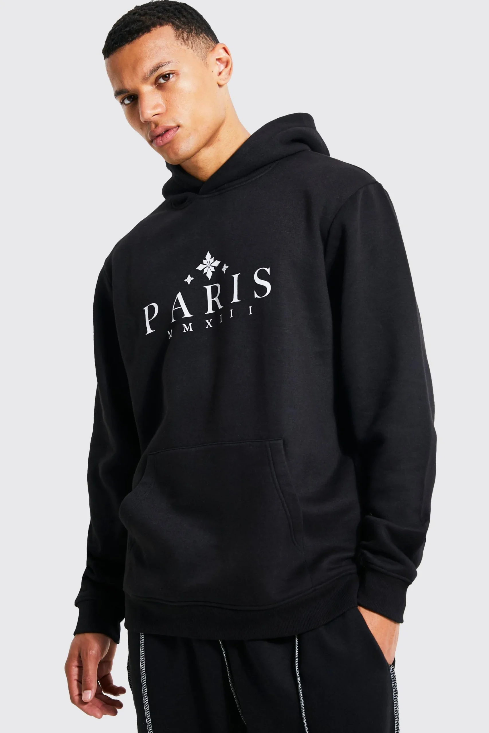 boohooMAN Tall Paris City Print Hoodie | UK| Hoodies & Sweatshirts