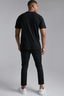 Tall Paris City Print T-shirt | UK^boohooMAN Clearance