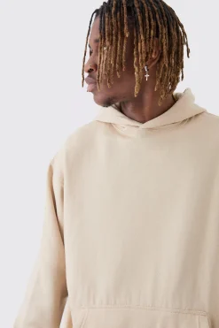 boohooMAN Tall Patchwork Tattoo Print Oversized Hoodie | UK| Hoodies & Sweatshirts