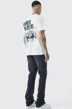 Tall Pink Floyd License Print T-shirt In | UK^boohooMAN Outlet