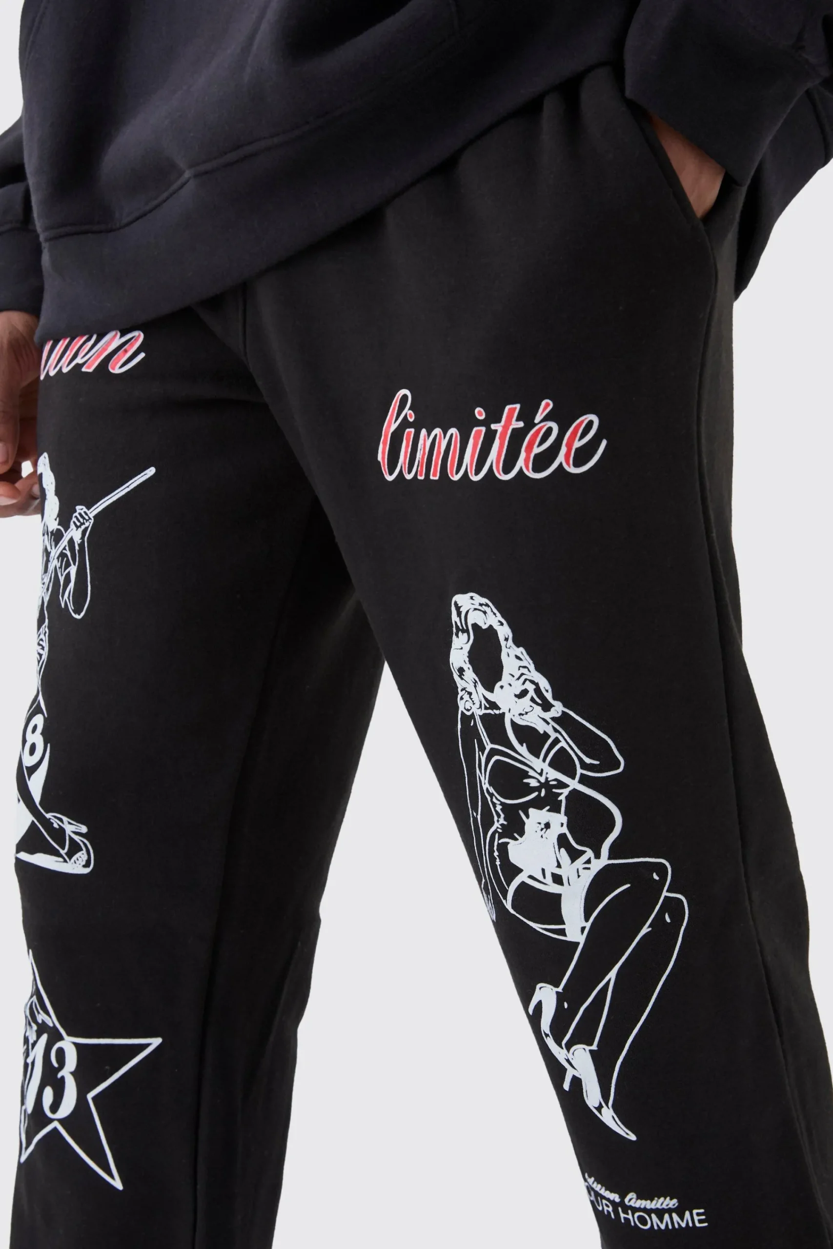 boohooMAN Tall Pinup Model Jogger | UK| Trousers|Joggers