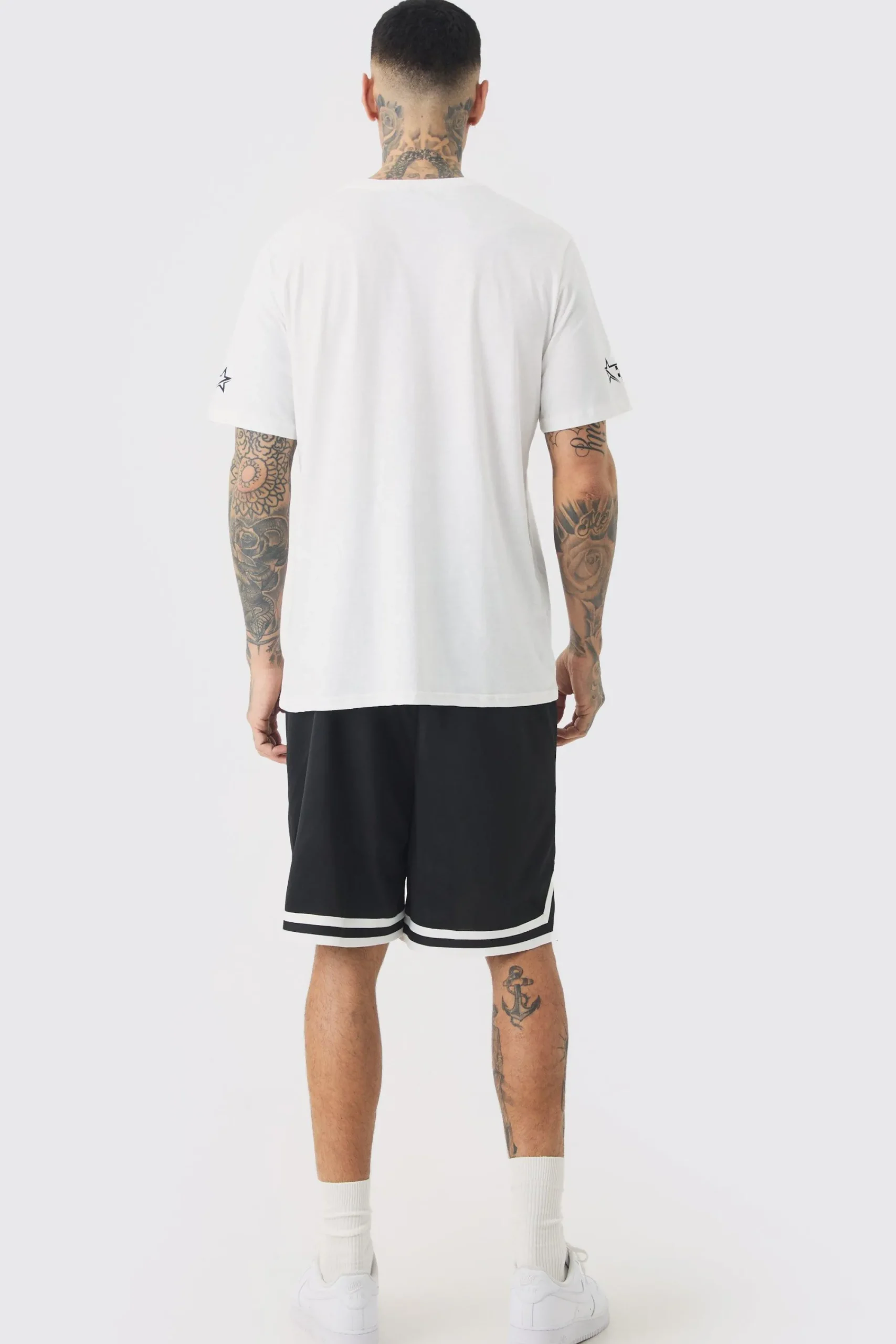 Tall Pour Homme Racing Print T-shirt | UK^boohooMAN Hot