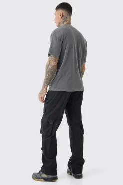 boohooMAN Tall Relaxed Fit Twill Cargo Trousers | UK| Trousers|Cargos