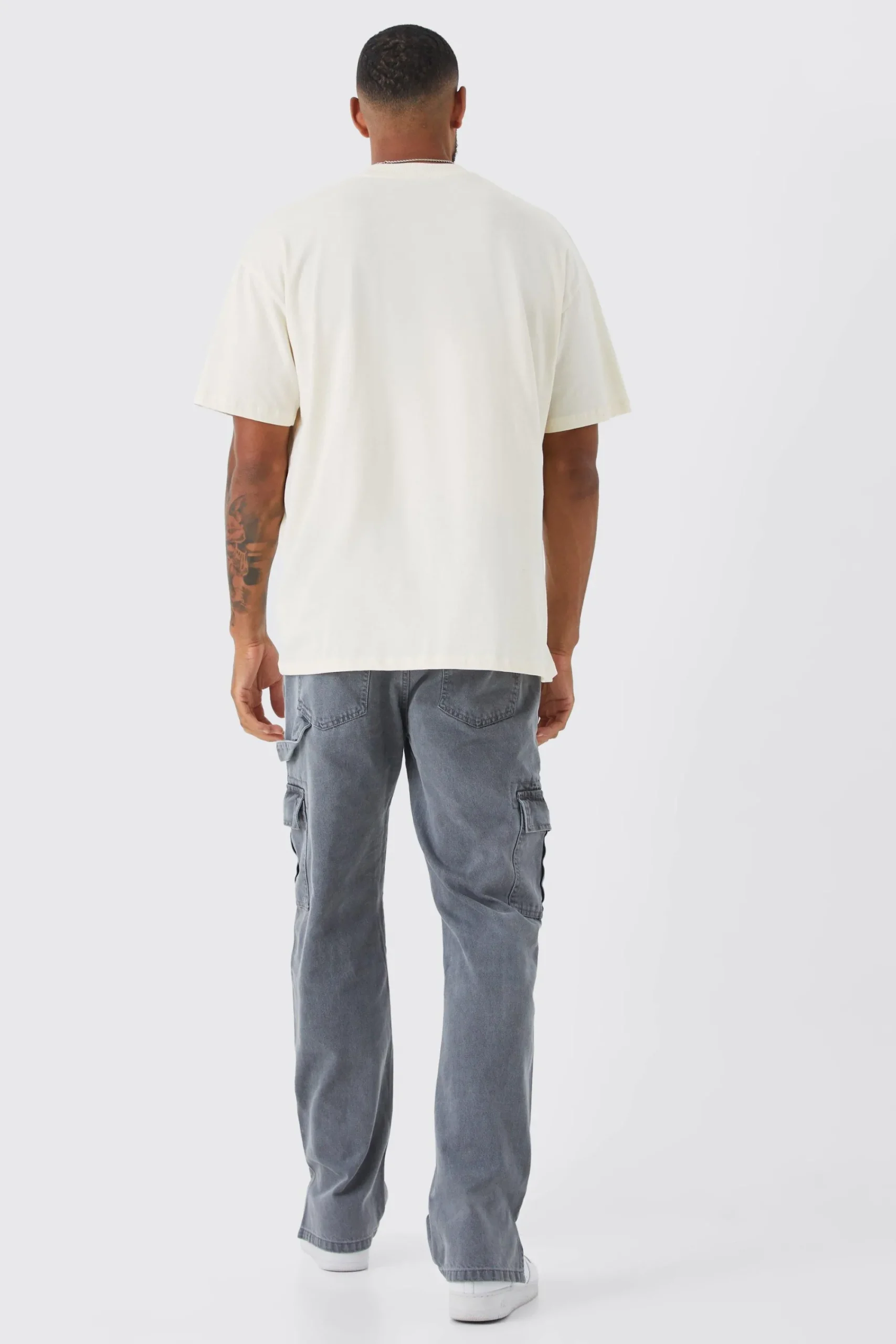 boohooMAN Tall Relaxed Rigid Carpenter Split Hem Jean | UK| Trousers|Jeans