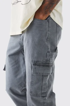 boohooMAN Tall Relaxed Rigid Carpenter Split Hem Jean | UK| Trousers|Jeans