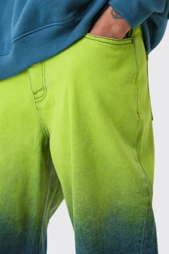 boohooMAN Tall Relaxed Rigid Ombre Jeans | UK| Trousers|Jeans