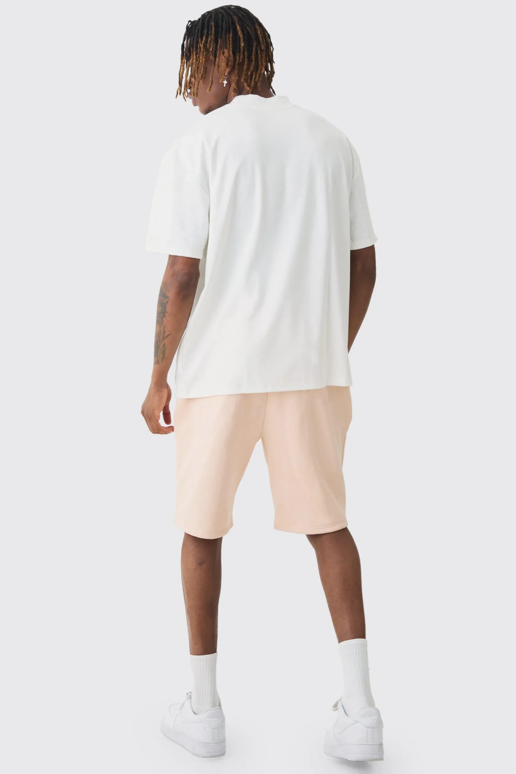 Tall Relaxed Washed Jersey Shorts | UK^boohooMAN Hot