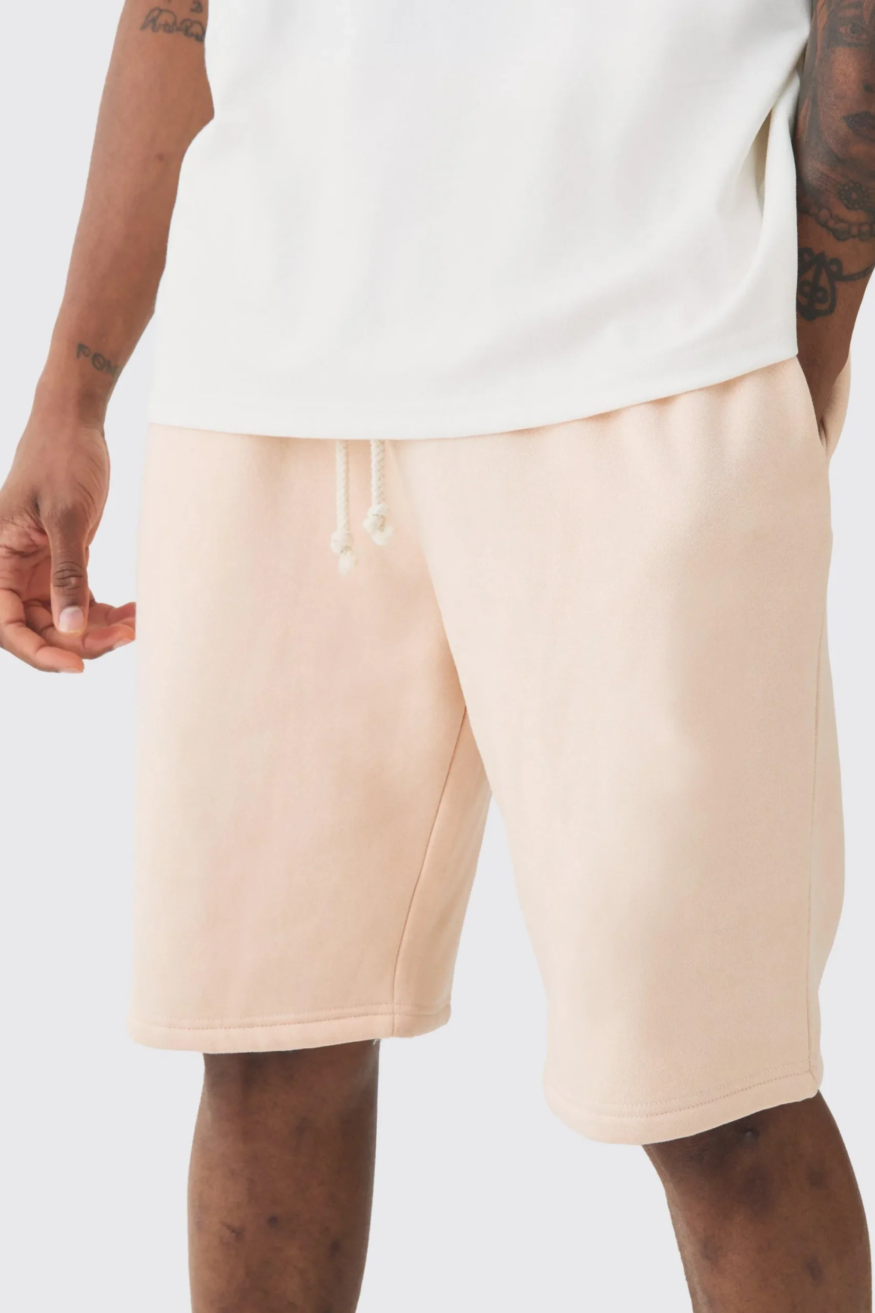 Tall Relaxed Washed Jersey Shorts | UK^boohooMAN Hot