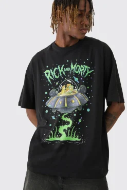 Tall Rick And Morty License T-shirt In | UK^boohooMAN