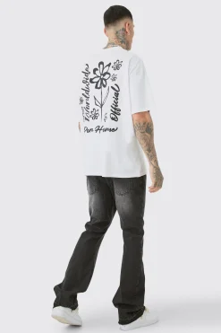 boohooMAN Tall Rigid Flare Jean | UK| Trousers|Jeans