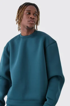 boohooMAN Tall Scuba Oversized Sweat | UK| Hoodies & Sweatshirts