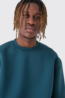 boohooMAN Tall Scuba Oversized Sweat | UK| Hoodies & Sweatshirts