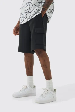 boohooMAN Tall Scuba Relaxed Cargo Shorts | UK| Shorts