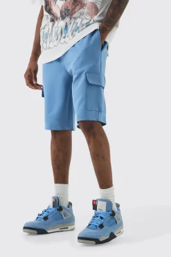 boohooMAN Tall Scuba Relaxed Cargo Shorts | UK| Shorts