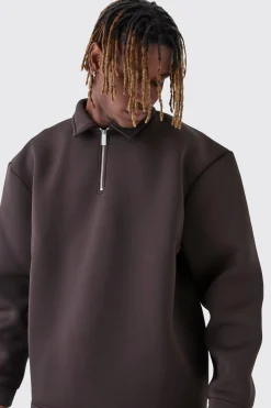 boohooMAN Tall Scuba Rugby Sweat | UK| Hoodies & Sweatshirts