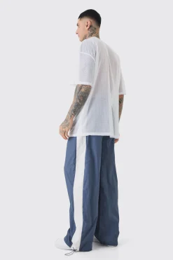 boohooMAN Tall Side Panel Track Pants In | UK| Trousers