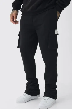 boohooMAN Tall Skinny Fit Extreme Stacked Woven Tab Cargo Jogger | UK| Trousers|Joggers