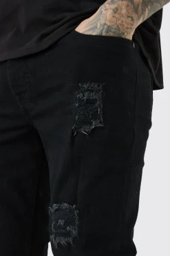 boohooMAN Tall Skinny Stretch Rip And Repair Jean | UK| Trousers|Jeans